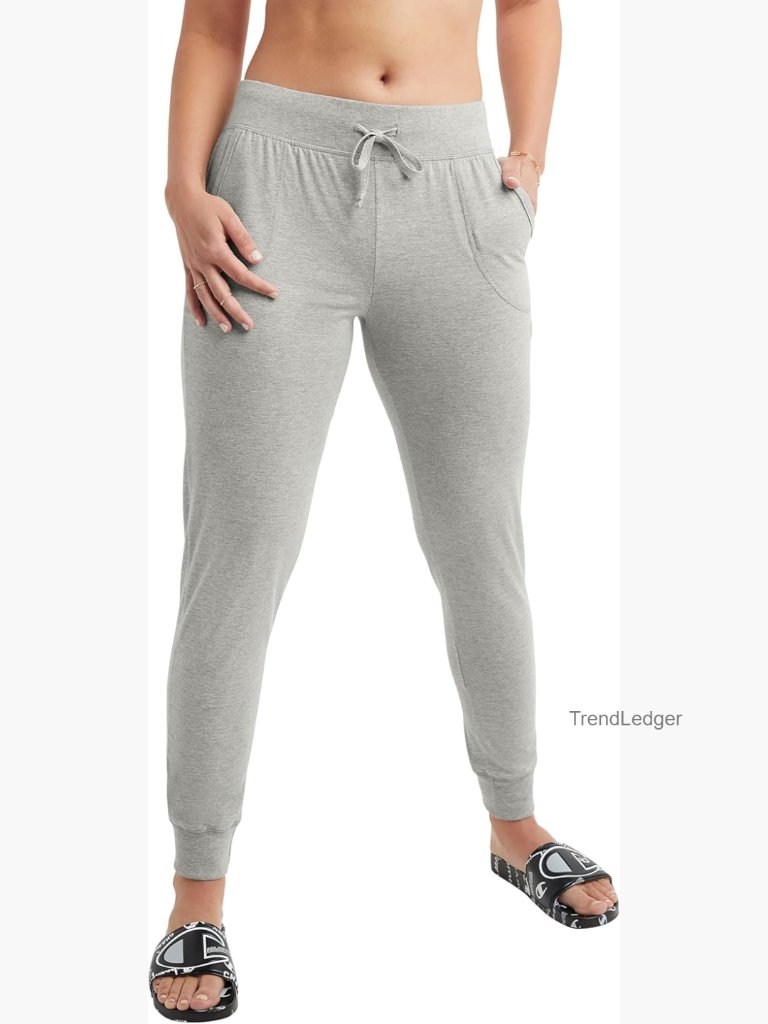 Lightweight Cotton Lounge Joggers With Drawcord And Pockets